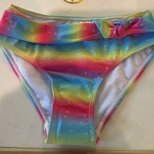 SHEKINI Pastel Tie-Dye Bikini Bottoms size 7y